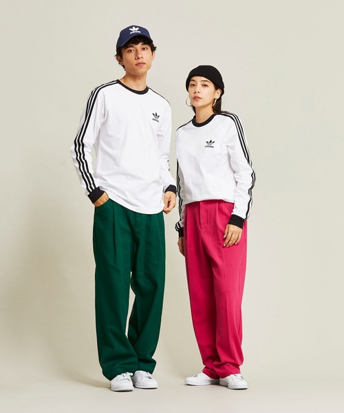 アディカラー クラシックス 3ストライプ 長袖Tシャツ [3 STRIPES LS TEE] ロンT / アディダスオリジナルス（メンズ/レディース）の19枚目の写真