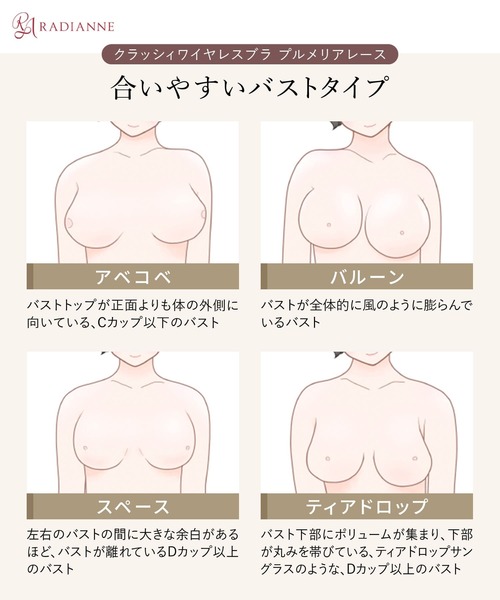 RADIANNE(ラディアンヌ)の「クラッシィワイヤレスブラ プルメリアレース ブラ&ショーツ/【ブラ&ショーツセット】(ブラ&ショーツ・レディース・ネイビー/オレンジ/グリーン/ベージュ系その他/ブラウン/ブラック/ベビーピンク/ピンク系その他・B75/B80/B85/C75/C80/C85/C90/C95/D75/D80/D85/D90/D95/E75/E80/E85/E90/E95/F75/F80/F85/F90/F95)」の19枚目の写真