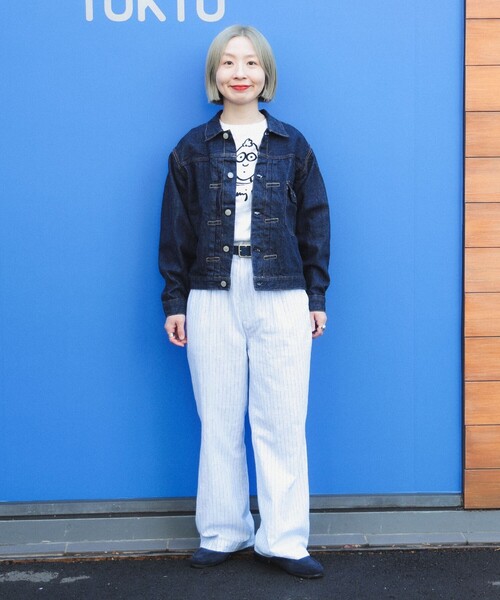 BEAMS BOY(ビームスボーイ)の「【別注】orSlow / Monroe Jacket Special(デニムジャケット・レディース・インディゴブルー・0/1)」の10枚目の写真