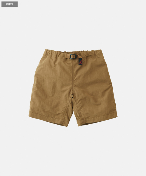 Gramicci(グラミチ)の「KIDS NYLON SHORT|キッズナイロンショーツ Gramicci グラミチ(その他パンツ・キッズ・ホワイト×ブルー/イエロー/ブルー/ブラウン系その他/ブラック/アイボリー系5/オリーブ/オリーブ系/イエロー系その他/ライトグリーン/アクア/ネイビー系/オレンジ系・100/120/130/110)」の4枚目の写真