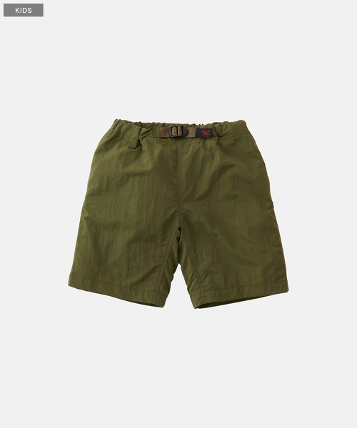 Gramicci(グラミチ)の「KIDS NYLON SHORT|キッズナイロンショーツ Gramicci グラミチ(その他パンツ・キッズ・ホワイト×ブルー/イエロー/ブルー/ブラウン系その他/ブラック/アイボリー系5/オリーブ/オリーブ系/イエロー系その他/ライトグリーン/アクア/ネイビー系/オレンジ系・100/120/130/110)」の6枚目の写真