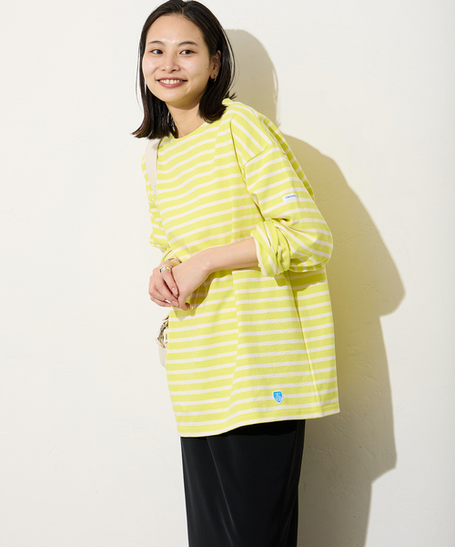 ORCIVAL(オーシバル)の「【ORCIVAL/オーシバル】 COTTON LOURD:カットソー(Tシャツ/カットソー・レディース・クリアブルー/ライトイエロー/ライトグリーン・3)」の19枚目の写真