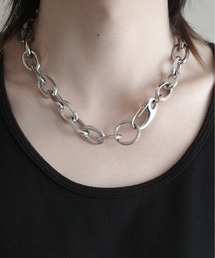 KUUUPY | Surgical Stainless Steel Ring Hook Necklace - サージカルステンレス リングフック ネックレス(ネックレス)
