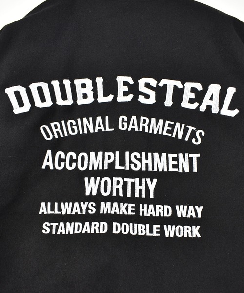 DOUBLE STEAL(ダブルスティール)の「Melton Stadium jacket(スタジャン・メンズ・ブラック×ブラック/チャコールグレー×ブラック/ブラック×ホワイト・MEDIUM/LARGE/X-LARGE)」の21枚目の写真