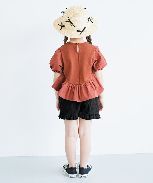p.premier(ピードットプルミエ)の「フリルショートパンツ(その他パンツ・キッズ・レッド/カーキ/チャコール・110/120/80/130/140/90/100)」の11枚目の写真
