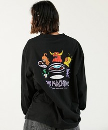 TOY MACHINE | 【ムラサキスポーツ限定】TOY MACHINE/トイマシーン ロゴロンT 長袖 バックプリント ビックシルエット オーバーサイズ MTMPLT9(Tシャツ/カットソー)