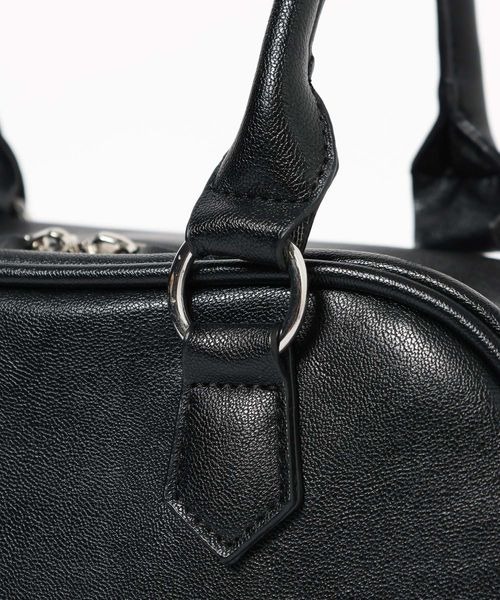 PAGEBOY(ページボーイ)の「ラウンドボストンバッグ(ボストンバッグ・レディース・キャメル/レッド系その他/ブラック・FREE)」の11枚目の写真