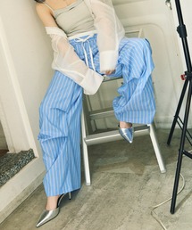 【led.tokyo】LAYERED TUCK PANTS/レイヤードタックパンツ