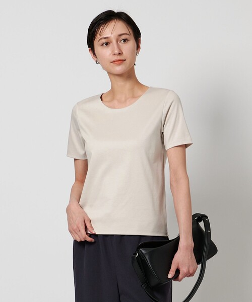 UNITED ARROWS(ユナイテッドアローズ)の「C DOUBLE Tシャツ(Tシャツ/カットソー・レディース・ライトグレー/ホワイト/ブラック・FREE)」の10枚目の写真