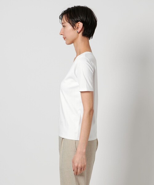 UNITED ARROWS(ユナイテッドアローズ)の「C DOUBLE Tシャツ(Tシャツ/カットソー・レディース・ライトグレー/ホワイト/ブラック・FREE)」の15枚目の写真