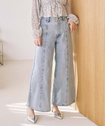 archives | リボン刺繍ワイドデニム(デニムパンツ)