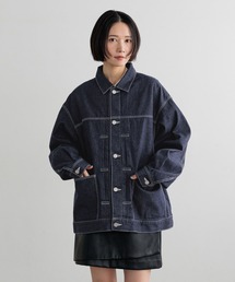 LOWRYS FARM | 【LFM(U)】DENIMタックジャケット 606930(デニムジャケット)