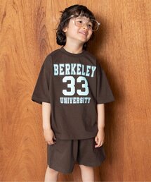 BREEZE | 【WEB限定】ゆるカレッジワイドシルエットセットアップ_ワンマイル(ルームウェア/パジャマ)