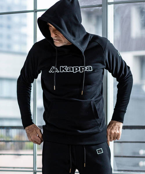 1piu1uguale3 RELAX(ウノピュウノウグァーレトレリラックス)の「Kappa×1PIU1UGUALE3 RELAX ワッペンロゴパーカー(パーカー・メンズ・ブラック/グレー・SMALL/MEDIUM/LARGE/X-LARGE/XX-LARGE)」の5枚目の写真