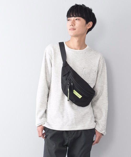 BEN DAVIS(ベンデイビス)の「【BEN DAVIS/ベンデイビス】普段遣い抜群なヘビロテデザイン ワンポイントブランドロゴ入り ユニセックスデザイン ブランドネームリボン付き ウエストバッグ(ボディバッグ/ウエストポーチ・レディース・ブラック/レッド/ピンク/スミクロ/ライトピンク/ネイビー/パープル/イエロー/ライトパープル/グリーン/レッド系その他・FREE)」の20枚目の写真