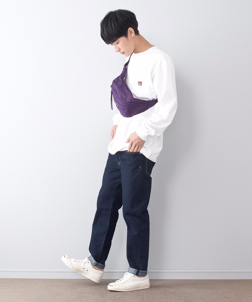 BEN DAVIS(ベンデイビス)の「【BEN DAVIS/ベンデイビス】普段遣い抜群なヘビロテデザイン ワンポイントブランドロゴ入り ユニセックスデザイン ブランドネームリボン付き ウエストバッグ(ボディバッグ/ウエストポーチ・レディース・ブラック/レッド/ピンク/スミクロ/ライトピンク/ネイビー/パープル/イエロー/ライトパープル/グリーン/レッド系その他・FREE)」の17枚目の写真