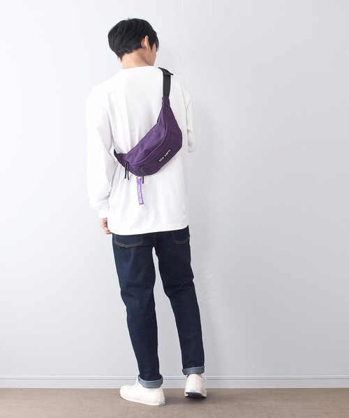 BEN DAVIS(ベンデイビス)の「【BEN DAVIS/ベンデイビス】普段遣い抜群なヘビロテデザイン ワンポイントブランドロゴ入り ユニセックスデザイン ブランドネームリボン付き ウエストバッグ(ボディバッグ/ウエストポーチ・レディース・ブラック/レッド/ピンク/スミクロ/ライトピンク/ネイビー/パープル/イエロー/ライトパープル/グリーン/レッド系その他・FREE)」の16枚目の写真
