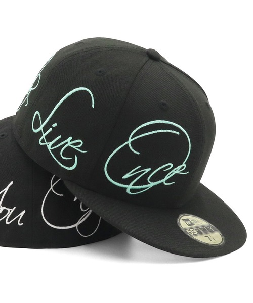 NEW ERA(ニューエラ)の「ニューエラ キャップ YOLO ONSPOTZ別注(キャップ・メンズ・ブラック/ブラック×ブラック/ブラック系その他/ヘザーグレー/ブラック×ホワイト/ブラック系その他2・7 1/2/7 3/8/7 5/8/7 3/4/7 1/4/7/7 7/8/7 1/8/8)」の1枚目の写真