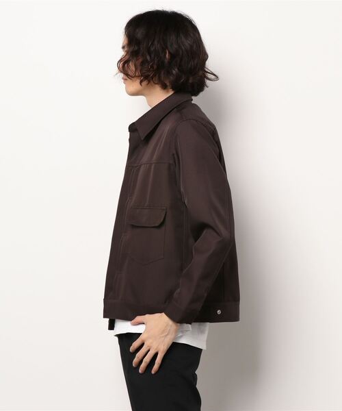 ALLEGE(アレッジ)の「【ALLEGE / アレッジ】STA-PREST JACKET(ブルゾン・メンズ・ブラック/ブラウン・4/3)」の6枚目の写真