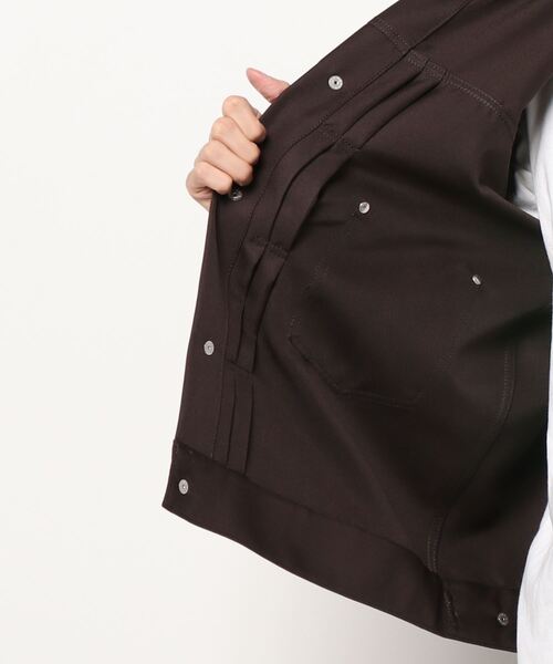 ALLEGE(アレッジ)の「【ALLEGE / アレッジ】STA-PREST JACKET(ブルゾン・メンズ・ブラック/ブラウン・4/3)」の9枚目の写真