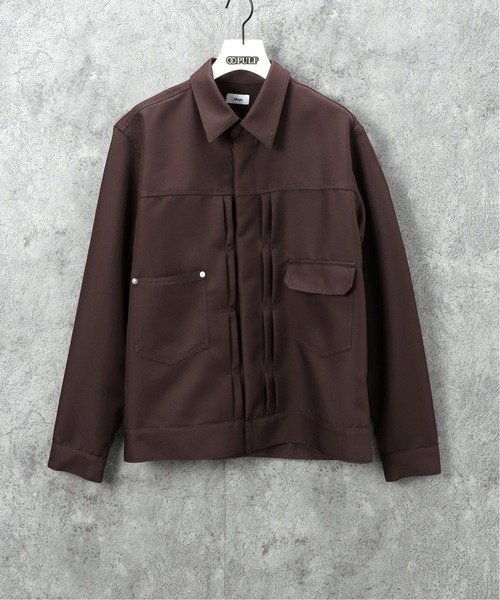 ALLEGE(アレッジ)の「【ALLEGE / アレッジ】STA-PREST JACKET(ブルゾン・メンズ・ブラック/ブラウン・4/3)」の1枚目の写真