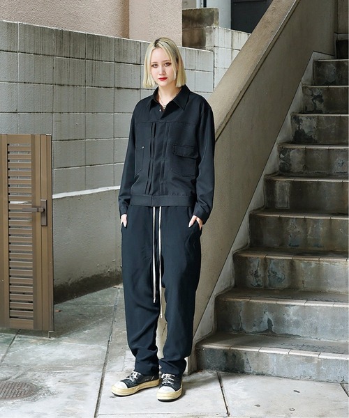 ALLEGE(アレッジ)の「【ALLEGE / アレッジ】STA-PREST JACKET(ブルゾン・メンズ・ブラック/ブラウン・4/3)」の3枚目の写真