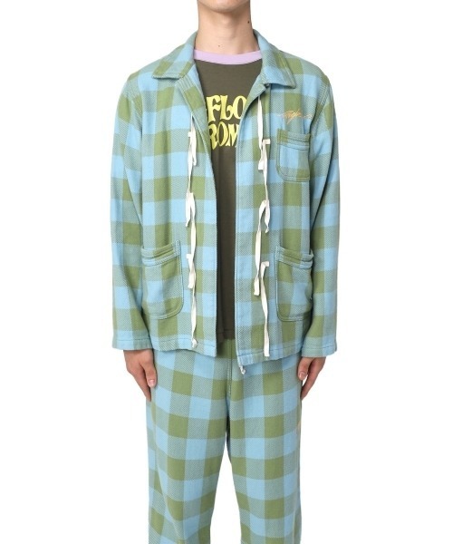 MYne(マイン)の「【MYne】Sleeping Check Shirt(シャツ/ブラウス・メンズ・レッド/イエロー/ブルー・M/S)」の2枚目の写真