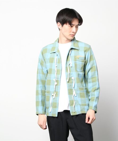 MYne(マイン)の「【MYne】Sleeping Check Shirt(シャツ/ブラウス・メンズ・レッド/イエロー/ブルー・M/S)」の8枚目の写真
