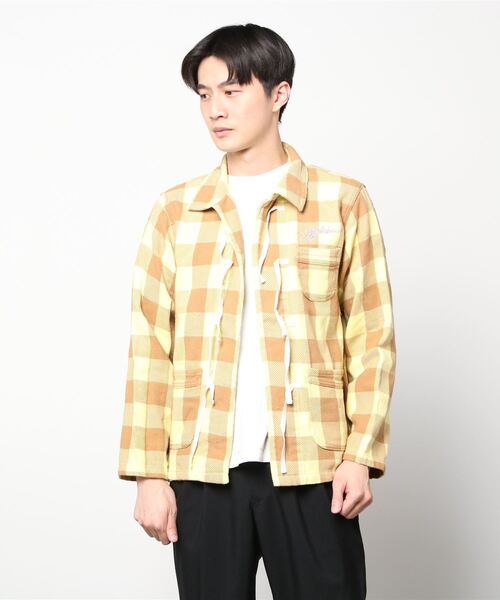 MYne(マイン)の「【MYne】Sleeping Check Shirt(シャツ/ブラウス・メンズ・レッド/イエロー/ブルー・M/S)」の7枚目の写真