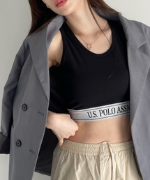 U.S. POLO ASSN. | 【Ada.別注】U.S. POLO ASSN. クロップド タンクトップ インナー(タンクトップ)