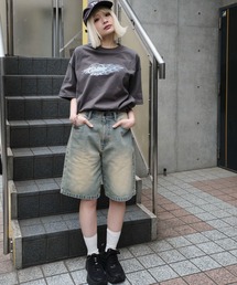 WEGO | WEGO/ヴィンテージウォッシュデニムハーフパンツ(デニムパンツ)