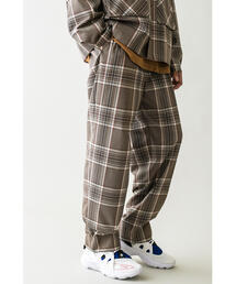 MONKEY TIME | <monkey time> TW CHECK WIDE 1P PANTS/ワイドパンツ(スラックス)