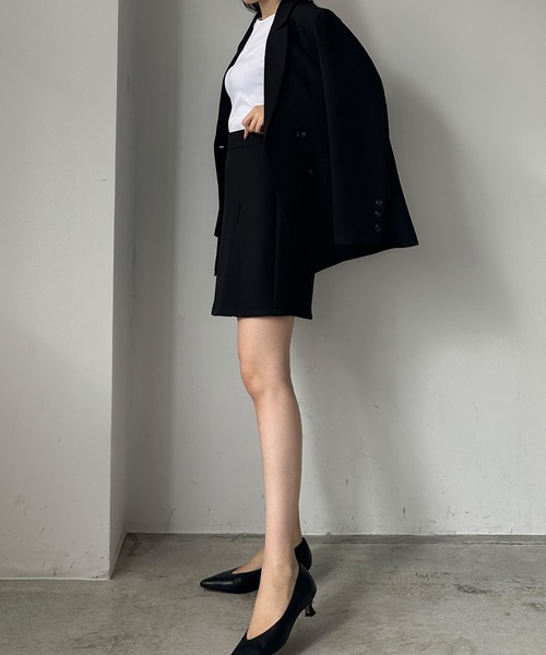 Louere(ルエレ)の「プリーツミニスカート【インパン付き】(スカート・レディース・ブラック/ダークベージュ/アイボリー・LARGE/MEDIUM/SMALL/X-LARGE)」の11枚目の写真
