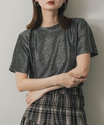 SENSE OF PLACE by URBAN RESEARCH | クルーネックラメTシャツ(半袖)(Tシャツ/カットソー)