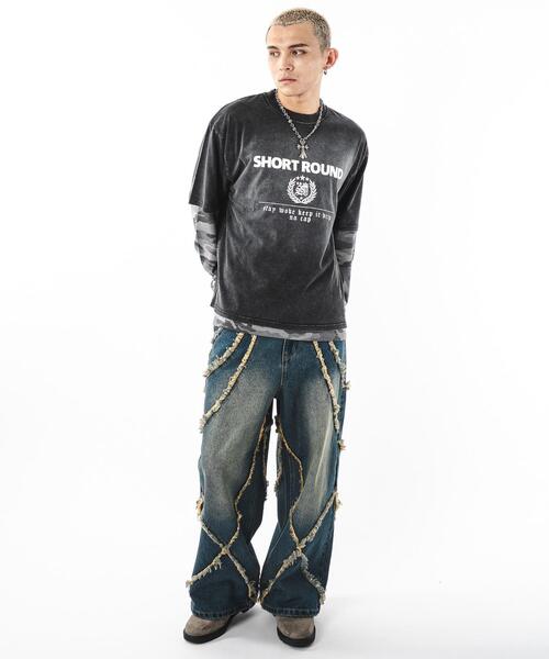 SHORT ROUND(ショートラウンド)の「SHORT ROUND/フリンジデニムパンツ(デニムパンツ・メンズ・その他2/その他1/その他4/その他3・MEDIUM/LARGE)」の16枚目の写真