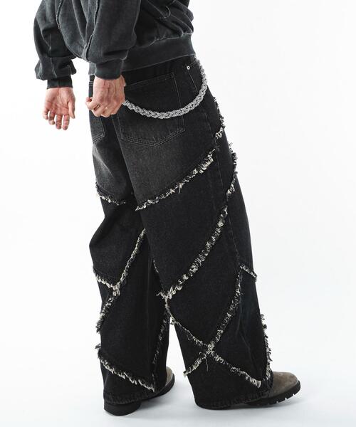 SHORT ROUND(ショートラウンド)の「SHORT ROUND/フリンジデニムパンツ(デニムパンツ・メンズ・その他2/その他1/その他4/その他3・MEDIUM/LARGE)」の19枚目の写真