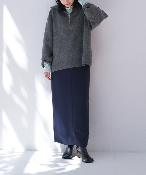 AKTE(アクテ)の「ベーシックタートルネックプルオーバー(Tシャツ/カットソー・レディース・ベビーピンク/ブラック/アイボリー/イエロー/ミント・FREE)」の13枚目の写真