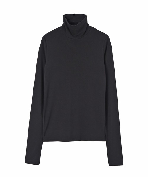 AKTE(アクテ)の「ベーシックタートルネックプルオーバー(Tシャツ/カットソー・レディース・ベビーピンク/ブラック/アイボリー/イエロー/ミント・FREE)」の7枚目の写真