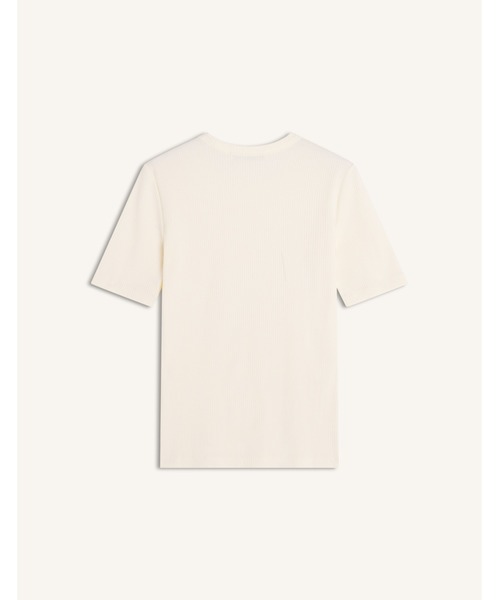 Maison Kitsune(メゾンキツネ)の「BABY FOX RIBBED FITTED TEE-SHIRT(Tシャツ/カットソー・レディース・ネイビー/ライトピンク/アイボリー/ライトグレー・XS/S/M/L/XL)」の19枚目の写真