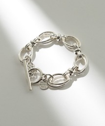 PHILIPPE AUDIBERT | 【PHILIPPE AUDIBERT】オーバルデザインチェーンブレスレット bracelet Elki laiton BRS5578(ブレスレット)