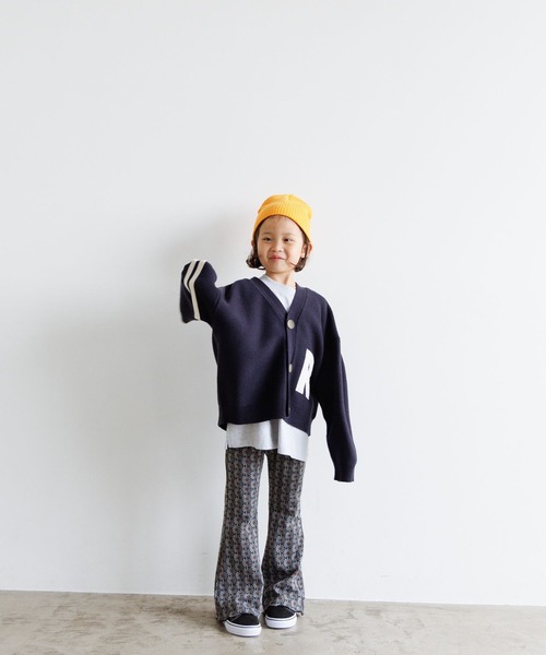 LOWRYS FARM(ローリーズファーム)の「5Gレタードカーデ 961680(ニット/セーター・キッズ・ネイビー/レッド/アイボリー・110cm/120cm/130cm/140cm/150cm)」の15枚目の写真
