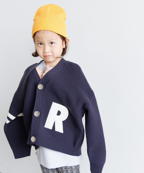 LOWRYS FARM(ローリーズファーム)の「5Gレタードカーデ 961680(ニット/セーター・キッズ・ネイビー/レッド/アイボリー・110cm/120cm/130cm/140cm/150cm)」の18枚目の写真