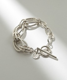 PHILIPPE AUDIBERT | 【PHILIPPE AUDIBERT】ミックスチェーン切替ブレスレット bracelet Rony laiton BRS5050(ブレスレット)
