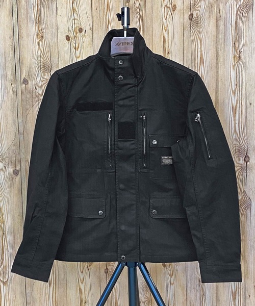 AVIREX(アヴィレックス)の「F-2 MOD JKT(ミリタリージャケット・メンズ・オリーブ/ブラック・XL/XXL/M/L)」の2枚目の写真