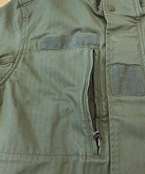 AVIREX(アヴィレックス)の「F-2 MOD JKT(ミリタリージャケット・メンズ・オリーブ/ブラック・XL/XXL/M/L)」の9枚目の写真
