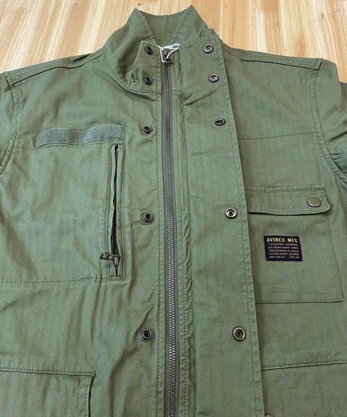 AVIREX(アヴィレックス)の「F-2 MOD JKT(ミリタリージャケット・メンズ・オリーブ/ブラック・XL/XXL/M/L)」の10枚目の写真