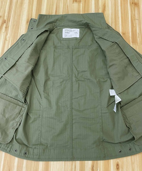 AVIREX(アヴィレックス)の「F-2 MOD JKT(ミリタリージャケット・メンズ・オリーブ/ブラック・XL/XXL/M/L)」の11枚目の写真