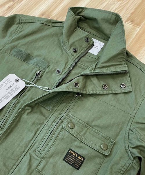 AVIREX(アヴィレックス)の「F-2 MOD JKT(ミリタリージャケット・メンズ・オリーブ/ブラック・XL/XXL/M/L)」の13枚目の写真