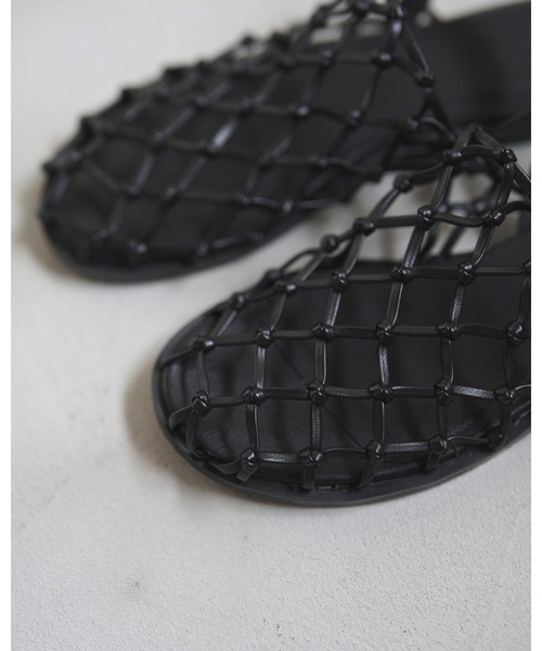 anuke(アンヌーク)の「Braid Flat Shoes(サンダル・レディース・ブラック/ブラウン・36inch/37inch/38inch)」の19枚目の写真