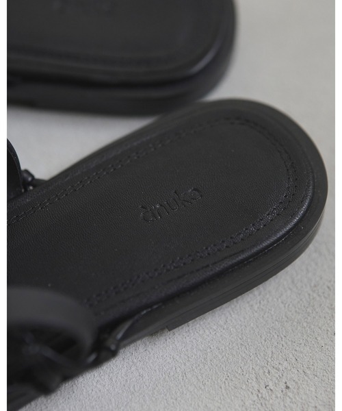 anuke(アンヌーク)の「Braid Flat Shoes(サンダル・レディース・ブラック/ブラウン・36inch/37inch/38inch)」の20枚目の写真